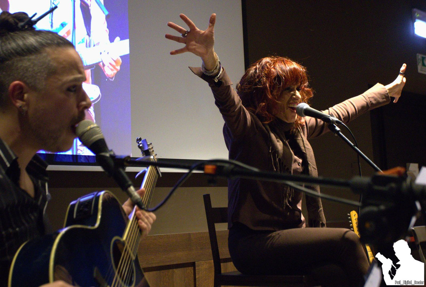 Francesca Mercury e Giacomo Voli al Lowengrube