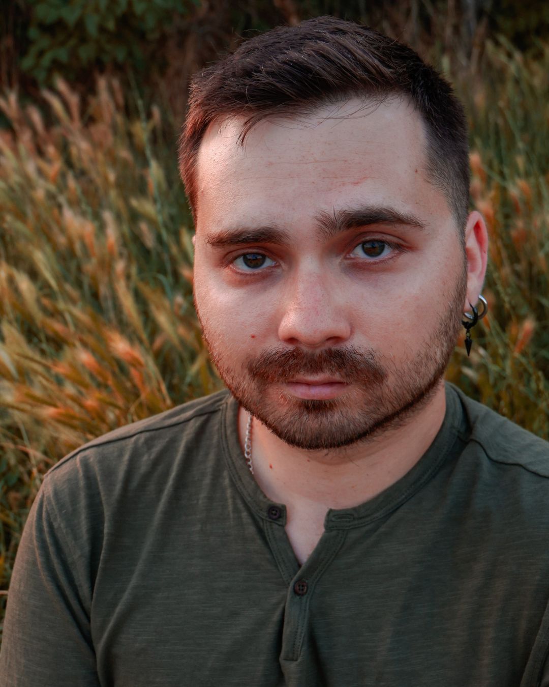 foto di Paul in un campo