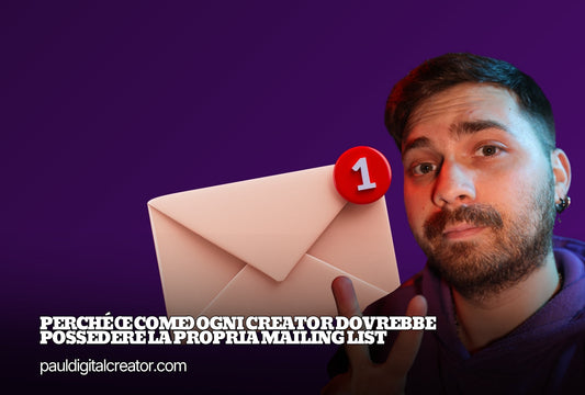 Guida all'indipendenza digitale: Perché (e come) ogni creator dovrebbe possedere la propria mailing list