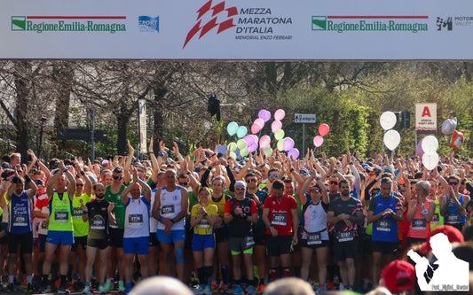partenza della mezza maratona